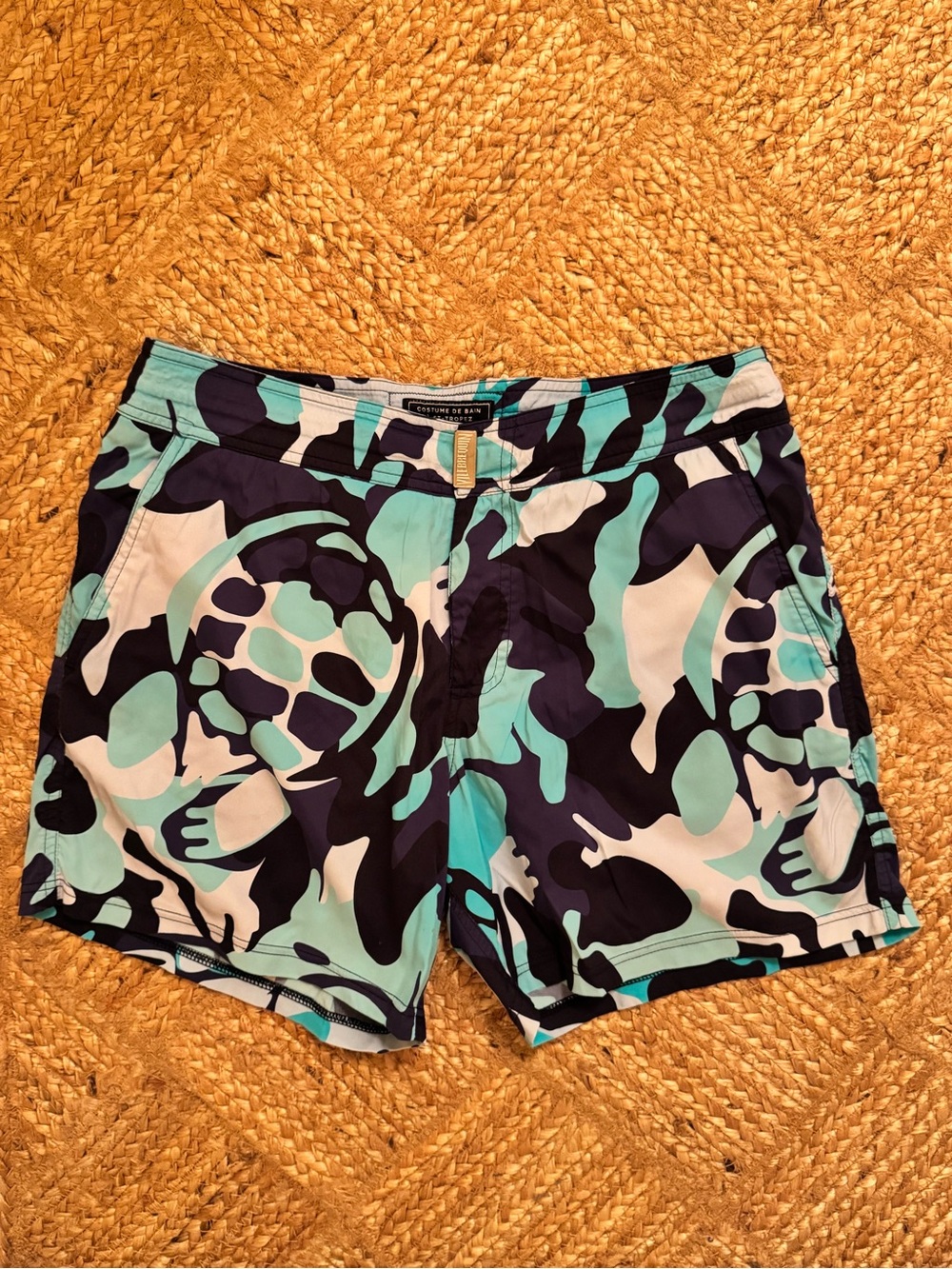 Vilebrequin Swim Trunks – Turtle Camouflage Print Men’s M